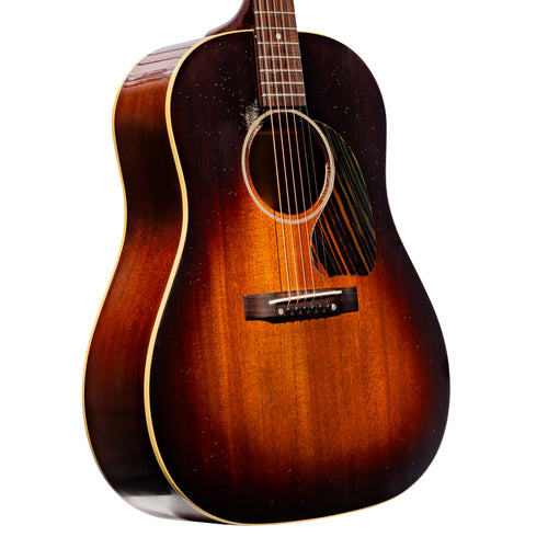 Gibson Custom Shop 1942 J-45 All Mahogany Light Aged Acoustic Guitar, Vintage Sunburst