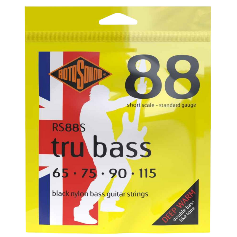 Rotosound 65-115 Tru Bass 88 Nylon Tapewound Short-Scale Bass Guitar Strings