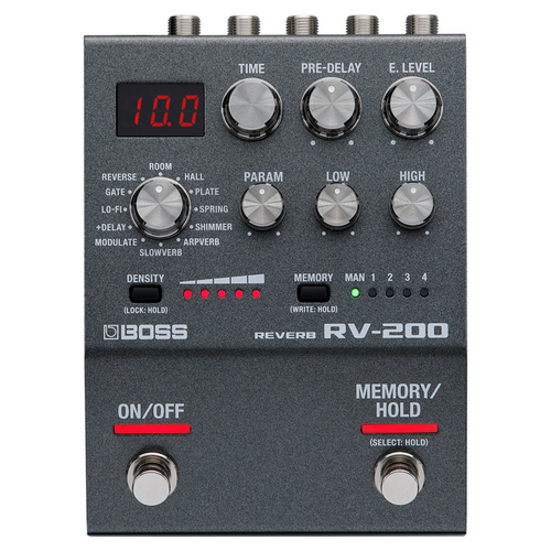 boss dual pedal Boss RV-200 Reverb Effect Pedal