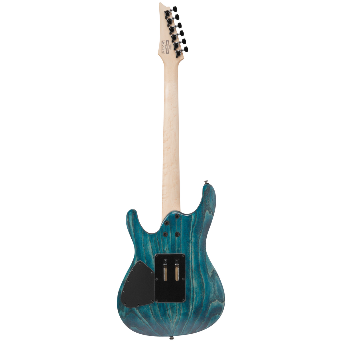 Ibanez S Standard Electric Guitar, Cosmic Blue Stained Flat