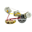 Emerson Custom Blender 5-Way Stratocaster Prewired Kit, 250K Ohm Potentiometer