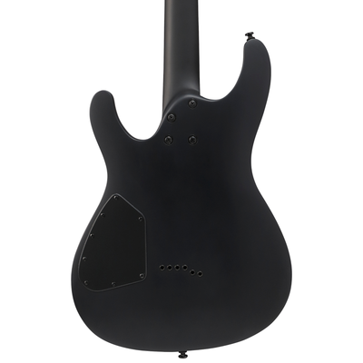 Ibanez S Iron Label 6 String Electric Guitar, Black Flat