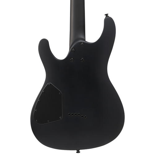 Ibanez S Iron Label 6 String Electric Guitar, Black Flat