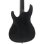 Ibanez S Iron Label 6 String Electric Guitar, Black Flat