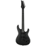 Ibanez S Iron Label 6 String Electric Guitar, Black Flat