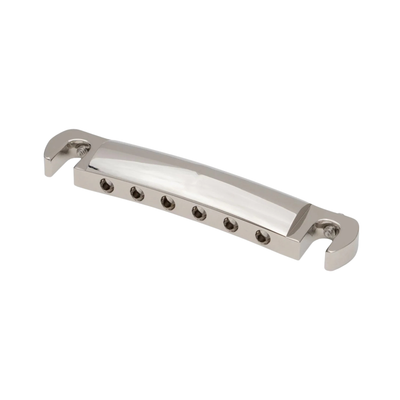 Music City Bridge The Savvy Compensated Wraparound Tailpiece, Polished Nickel