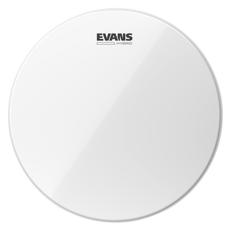 Evans 13" Hybrid White Marching Snare Batter Drumhead