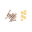 Fralin Blues Special Single Coil Stratocaster Guitar Pickup Set, Stock Stagger, Parchment