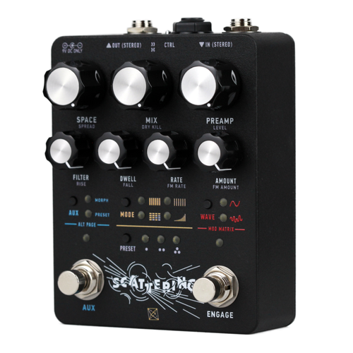 Electronic Audio Experiments Scattering Stereo Reverb Effect Pedal