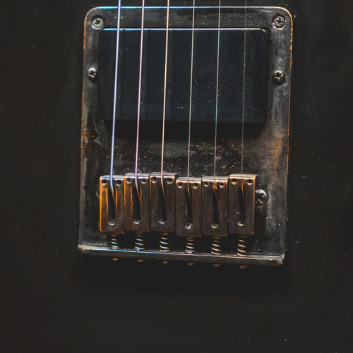 1987 Schecter PT USA T-Style Electric Guitar, Black w/Hard Case - Used