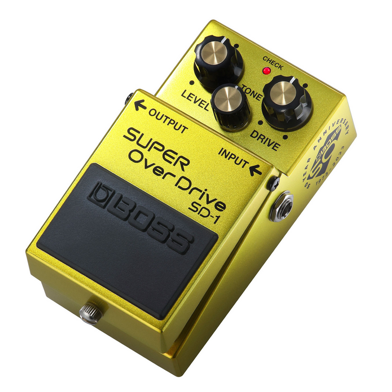 Boss 50th Anniversary SD-1 Super Overdrive Effect Pedal