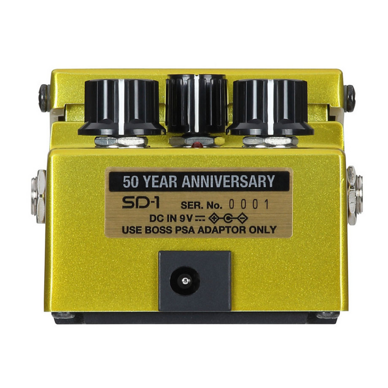 Boss 50th Anniversary SD-1 Super Overdrive Effect Pedal