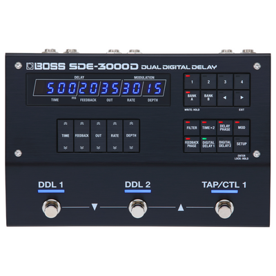 Boss SDE-3000 Dual Digital Delay Effect Pedal