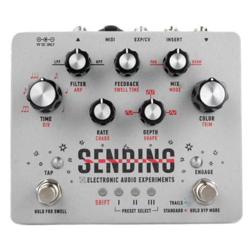delay pedal with fx loop Electronic Audio Experiments Sending V2 Analog Delay Effect Pedal