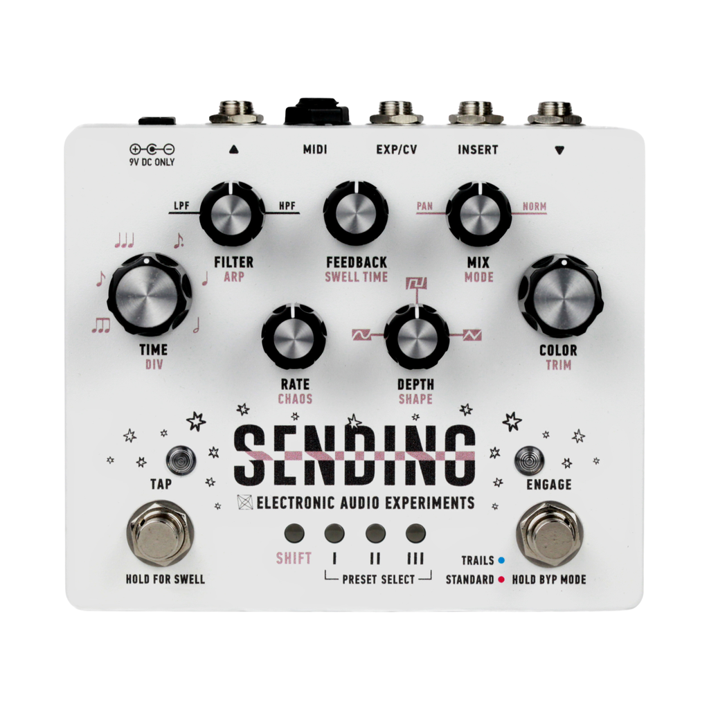Electronic Audio Experiments LTD Sending V2 Analog Delay, White Electronic Audio Experiments LTD Sending V2 Analog Delay, White