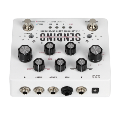 Electronic Audio Experiments Limited Edition Sending V2 Analog Delay Effect Pedal, White