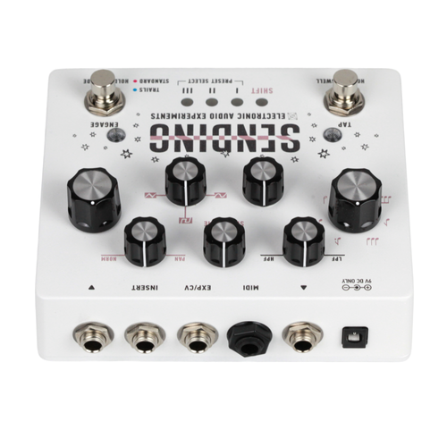 Electronic Audio Experiments Limited Edition Sending V2 Analog Delay Effect Pedal, White