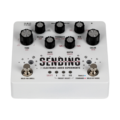 Electronic Audio Experiments Limited Edition Sending V2 Analog Delay Effect Pedal, White