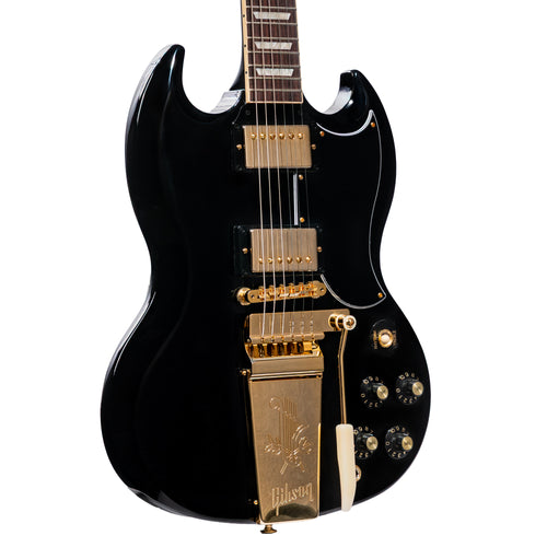 Gibson SG Standard '61 Maestro Vibrola Limited Edition Electric Guitar, Ebony