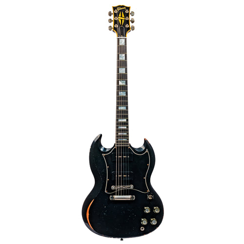 Gibson Custom Shop SG Custom Batwing P90, Murphy Lab Heavy Aged, Ebony