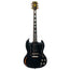Gibson Custom Shop SG Custom Batwing P-90 Electric Guitar, Murphy Lab Heavy Aged, Ebony