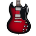 Gibson SG Standard '61 Custom Color Electric Guitar, Cardinal Red Burst