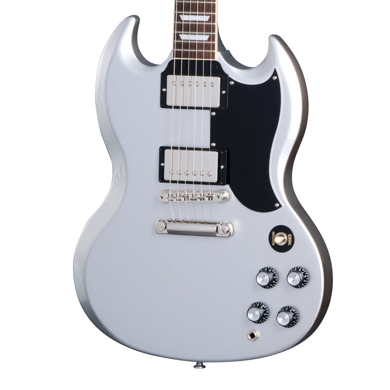 Gibson SG Standard '61 Custom Color Electric Guitar, Silver Mist