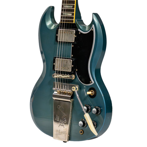Gibson Custom 1964 SG Standard Reissue With Maestro Vibrola Murphy Lab, Light Aged Antique Pelham Blue