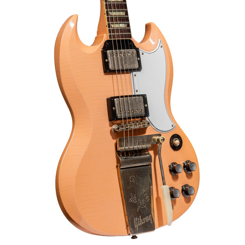 Gibson Custom Shop 1964 SG Standard Reissue Electric Guitar, Ultra Light Aged Dirty Shell Pink