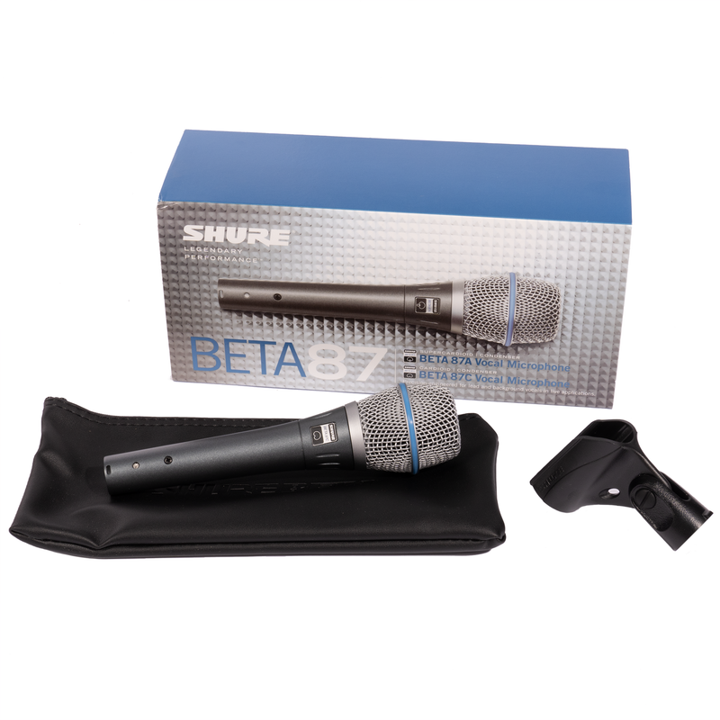 Shure Beta 87C Cardioid Condenser Handheld Vocal Microphone