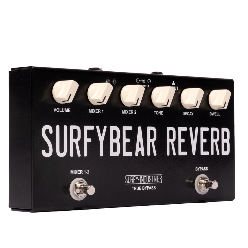 Surfy Industries SurfyBear Compact Reverb Effect Pedal