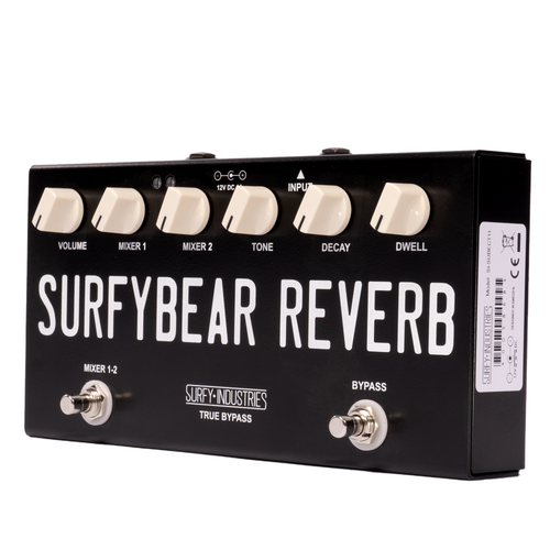 Surfy Industries SurfyBear Compact Reverb Effect Pedal
