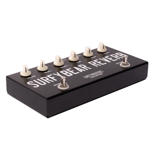 Surfy Industries SurfyBear Compact Reverb Effect Pedal Surfy Industries SurfyBear Compact Reverb Effect Pedal