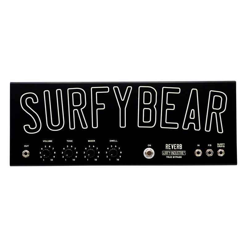 fender spring reverb pedal SurfyBear Pedal Metal Reverb Unit (V2.1) w/ SurfyPan