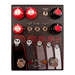 Champion Leccy The Skitter V3 Tremolo/Reverb Effect Pedal, Black
