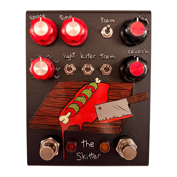 Champion Leccy Limited The Skitter V3 Tremolo/Reverb Effect Pedal