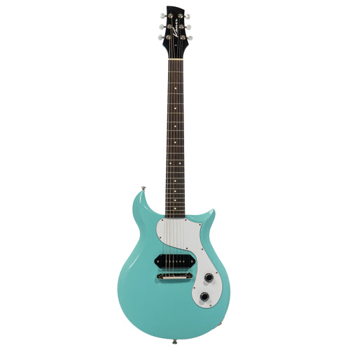 Kauer Skylark Electric Guitar, Daphne Blue w/ Mono Gig Bag