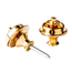 Dunlop Straplok Strap Retainers Dual Design, Gold