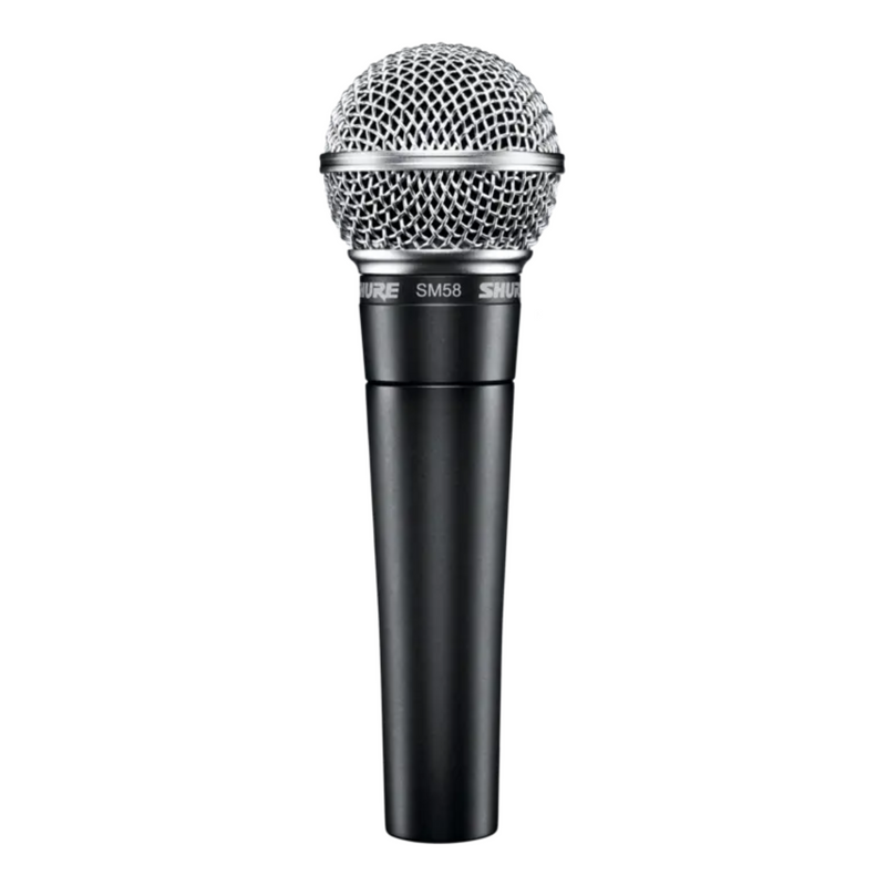 Shure SM58 Dynamic Cardioid Microphone Stage Performance Bundle w/Cable and Stand