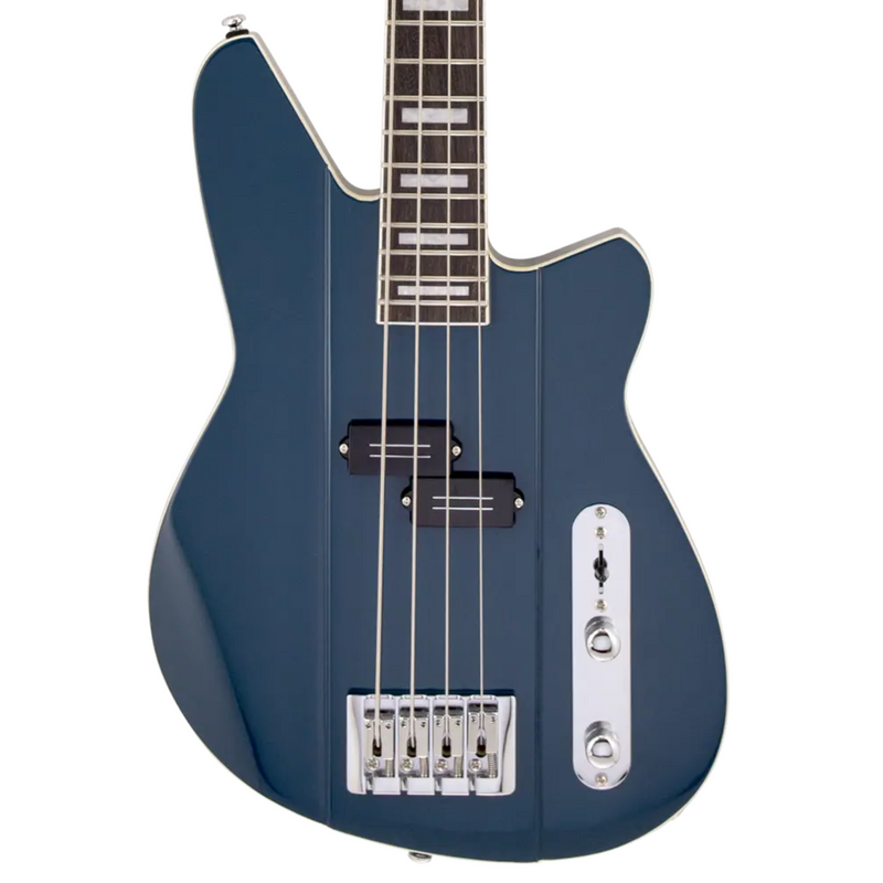 Reverend Sentinel Short-Scale Electric Bass, Rosewood Fingerboard, High Tide Blue