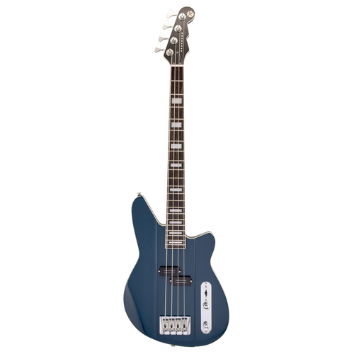 Reverend Sentinel Short-Scale Electric Bass, Rosewood Fingerboard, High Tide Blue
