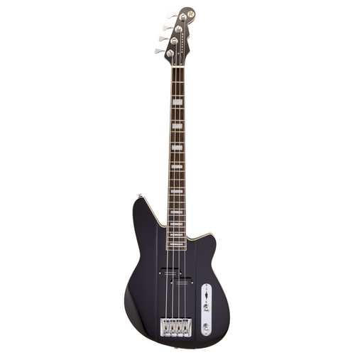 Reverend Sentinel Bass Guitar, Rosewood Fingerboard, Midnight Black