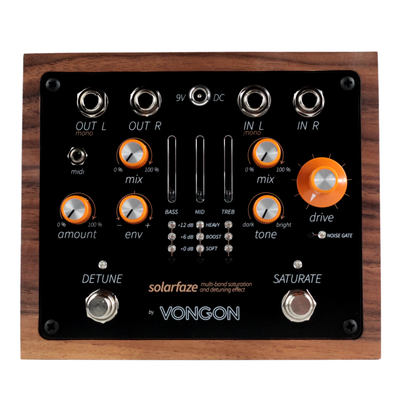 Vongon Solarfaze Stereo Multi-Band Saturation Effect Pedal