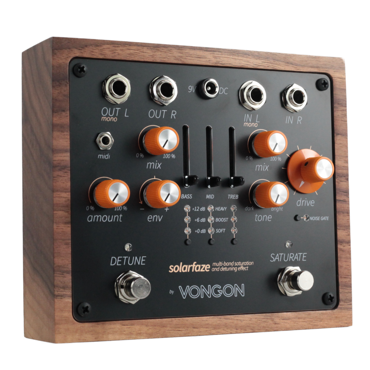 Vongon Solarfaze Stereo Multi-Band Saturation Effect Pedal