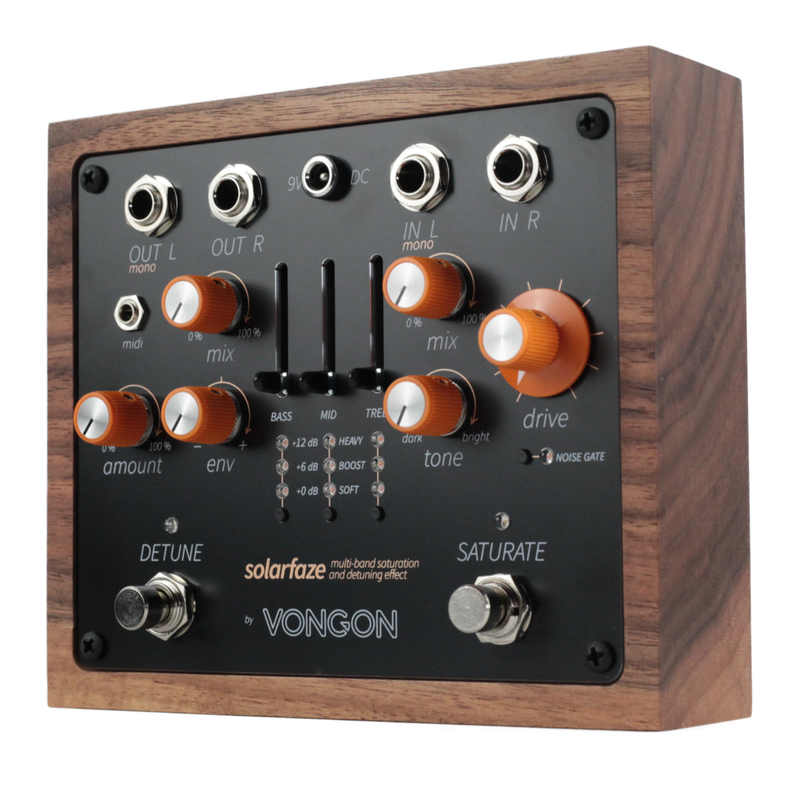 Vongon Solarfaze Stereo Multi-Band Saturation Effect Pedal