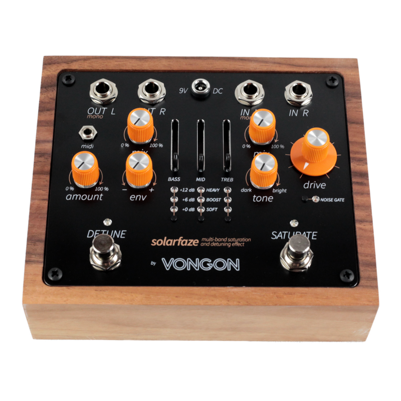 vongon pedals Vongon Solarfaze Stereo Multi-Band Saturation Effect Pedal
