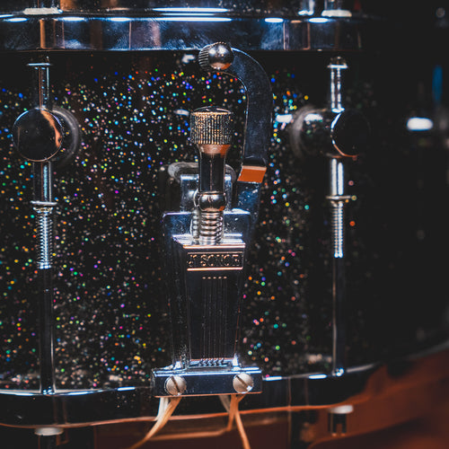 1980s Sonor Hilite 7"x14” Snare Drum, Black Diamond Lacquer - Used