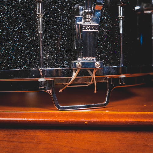 1980s Sonor Hilite 7"x14” Snare Drum, Black Diamond Lacquer - Used