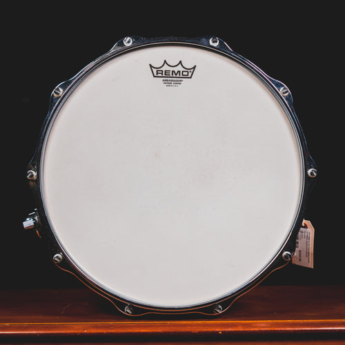 1980s Sonor Hilite 7"x14” Snare Drum, Black Diamond Lacquer - Used