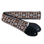Souldier Greenwich 2" Guitar Strap, Brown/White on Black
